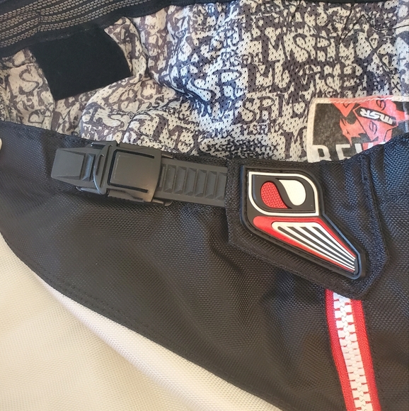 MSR Red, Black, and White Revolver Cargo Motorcross Rider Pants - Picture 8 of 13